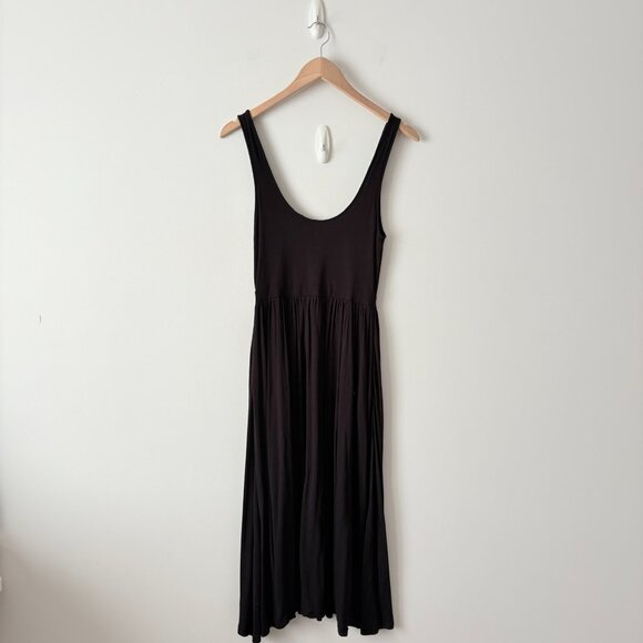 Aritzia Wilfred Market Midi Dress Black Size Small - Picture 5 of 7